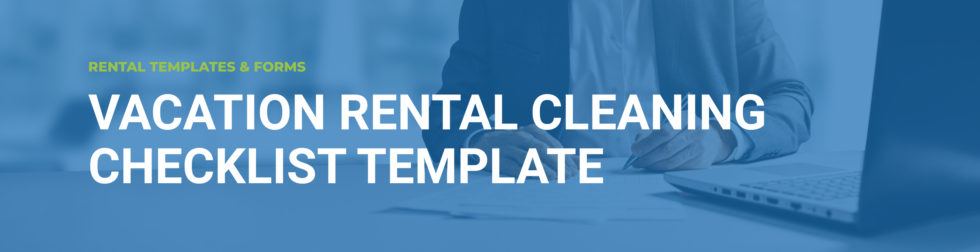 Free Vacation Rental Cleaning Checklist